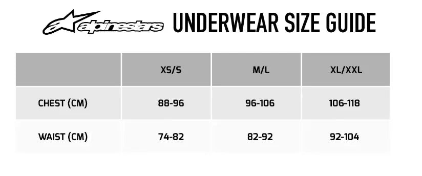 Alpinestars KX Winter ondershirt lange mouwen - KartKings