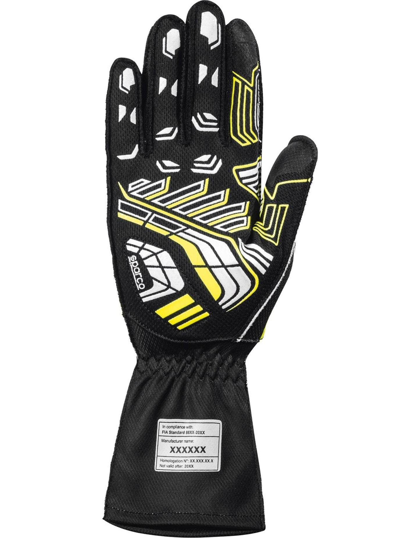 Sparco K -Arrow+ (FIA 8877-2022) kart gloves Black / Yellow