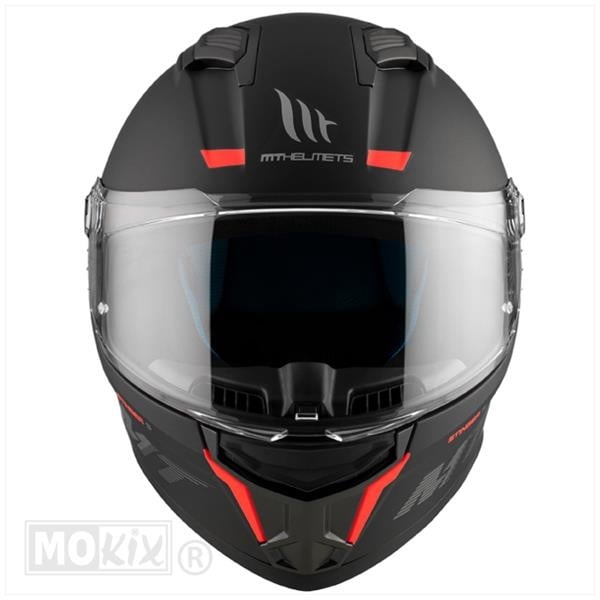 MT Helmets Stinger 2 matt zwart / fluor oranje
