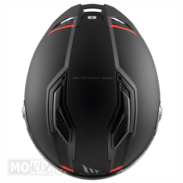 MT Helmets Stinger 2 matt zwart / fluor oranje