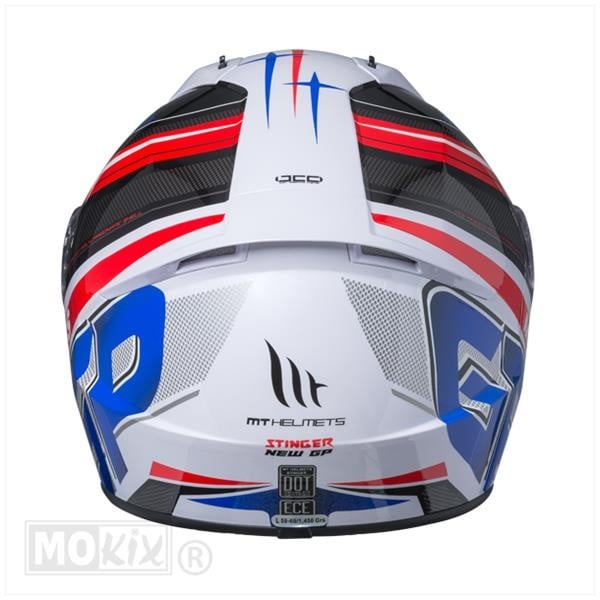 MT Helmets Stinger GP Rood / Blauw