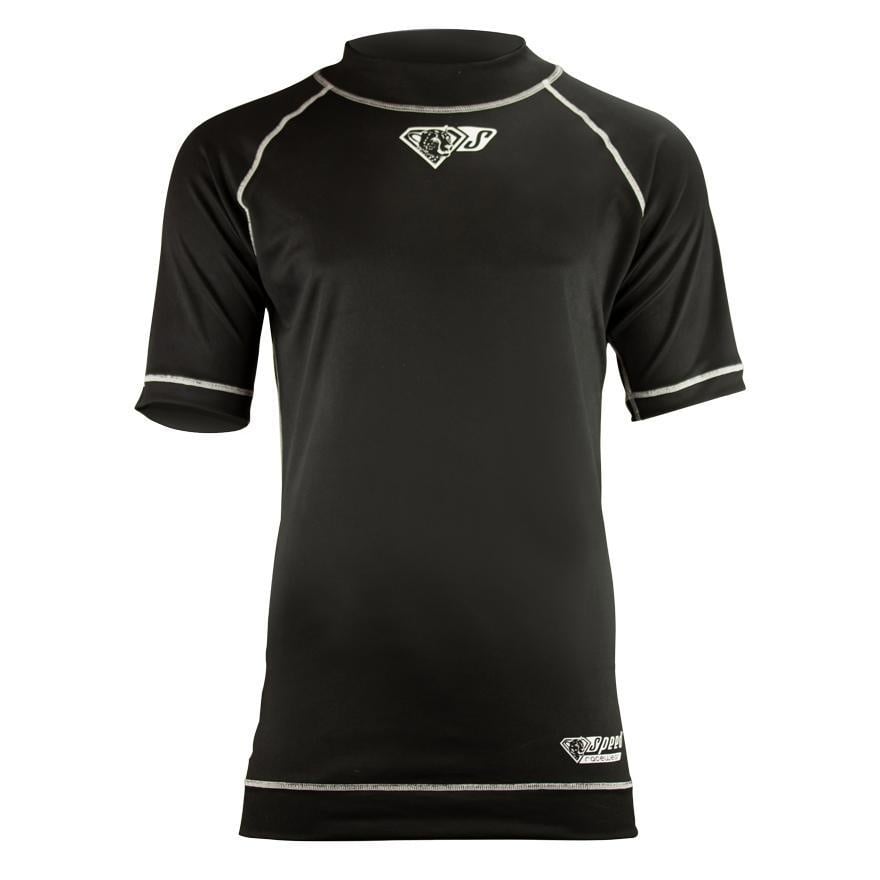 Speed onder shirt korte mouwen zwart cardiff