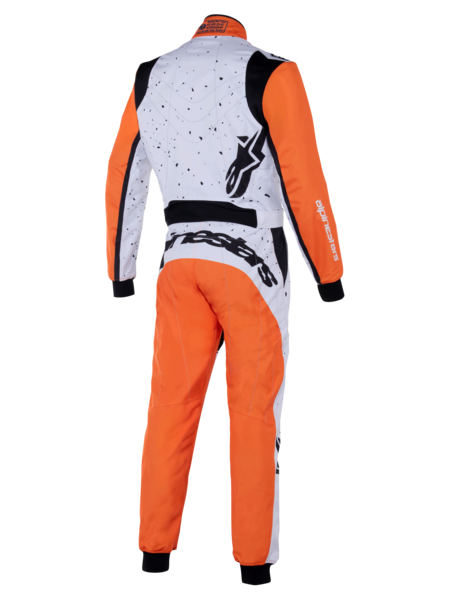 Alpinestars KMX-9 V3 Graphic 6 Wit / oranje / zwart