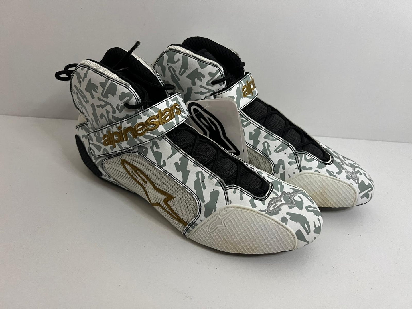 Alpinestars Tech-1 K GP track wit schoenen