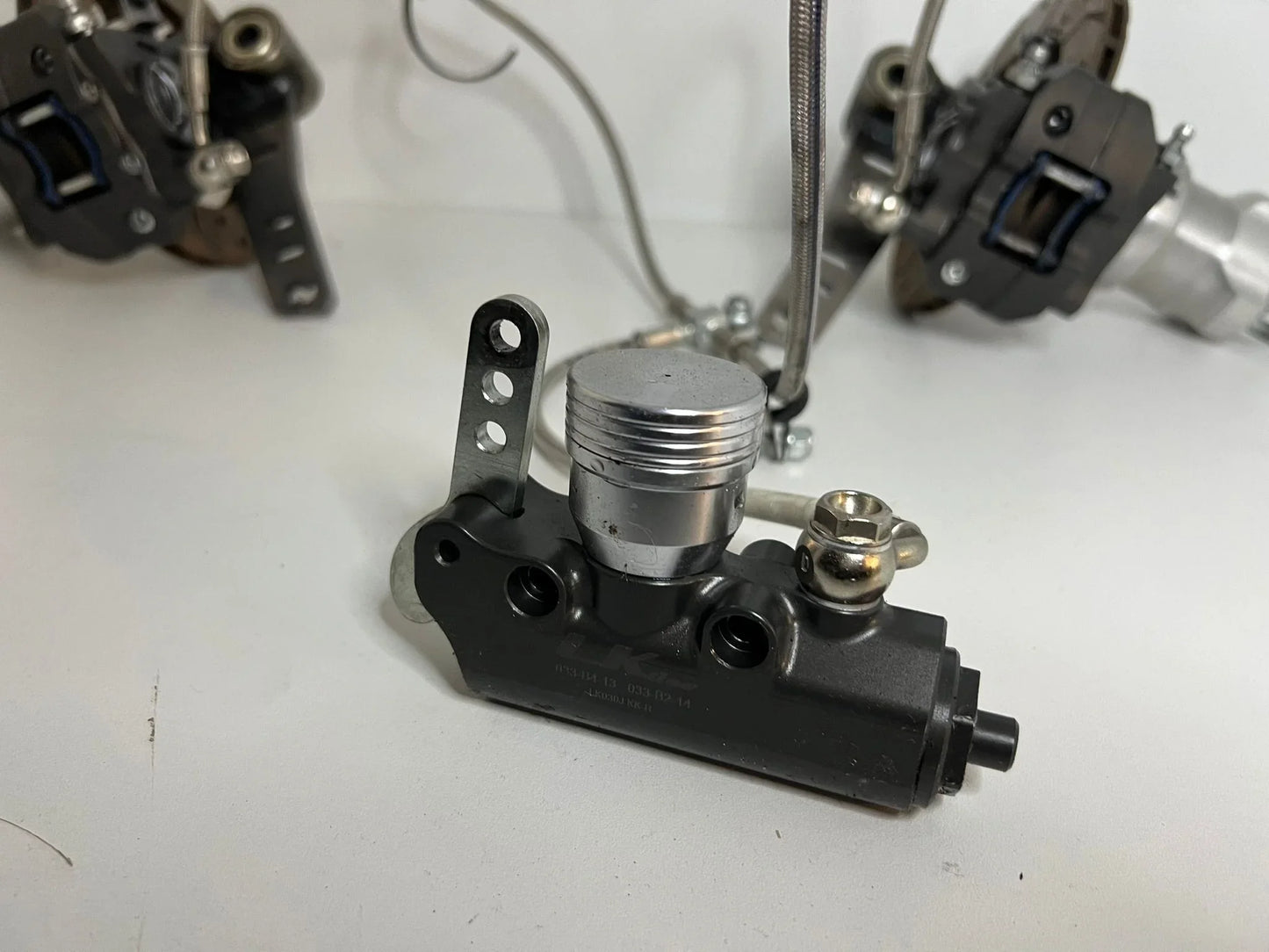 Gebruikt Lenzokart voorremsysteem KZ inclusief fusee en naven - KartKings