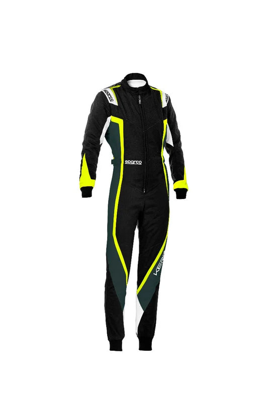 Sparco kerb overall lady zwart/geel - KartKings