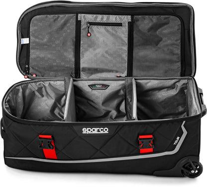 Sparco reistas groot - zwart / rood