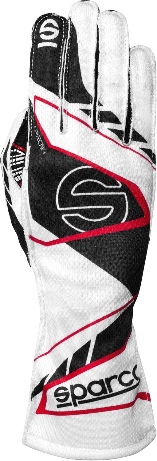 Sparco K -Arrow+ (FIA 8877-2022) kart gloves White / Black