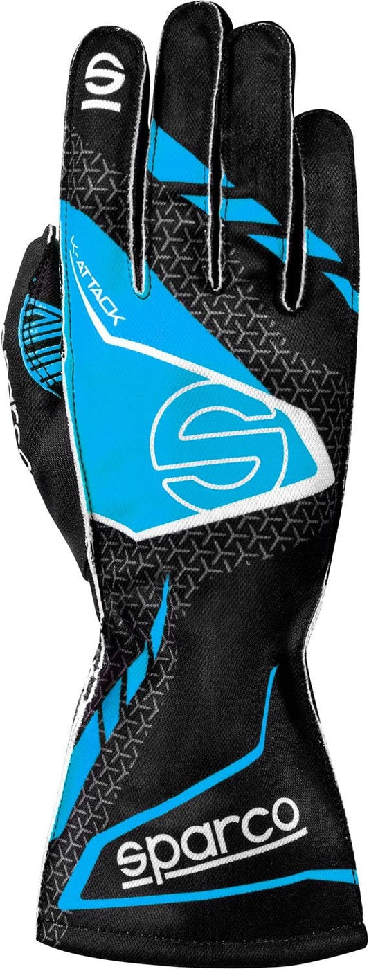 Sparco K-attack kart gloves Black/blue