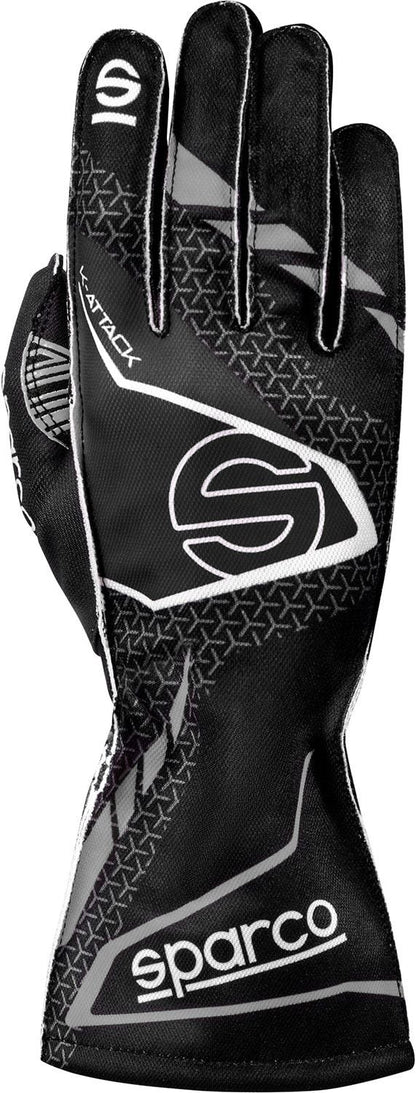 Sparco K-attack kart gloves black/gray