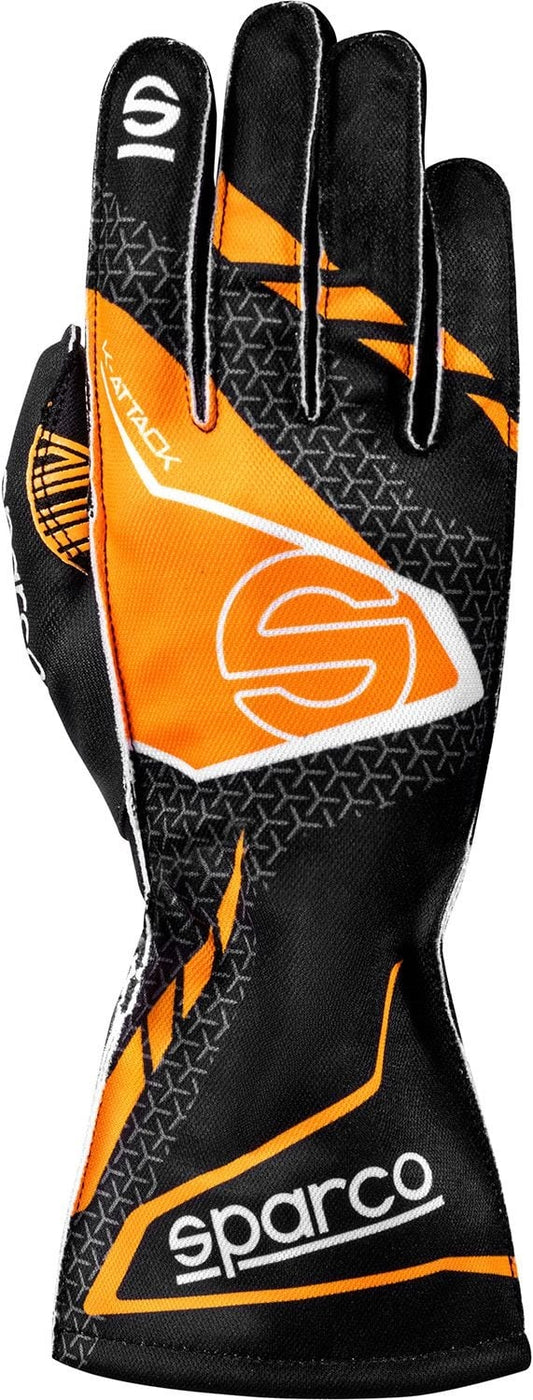 Sparco K-attack kart gloves Black/orange