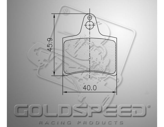 Goldspeed brake pad set Type Haase Runner for