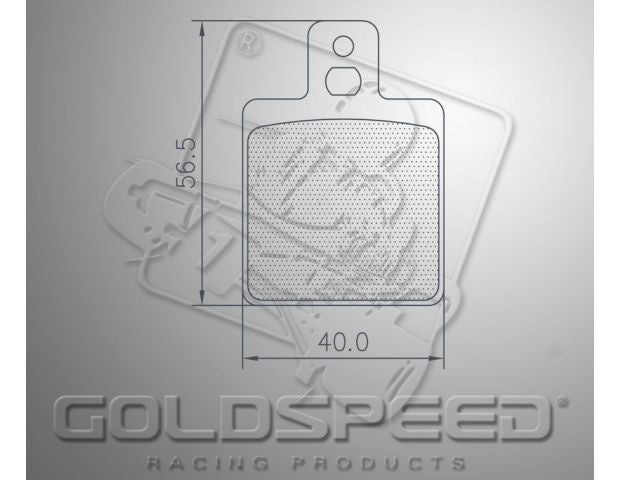 Juego de pastillas de freno Goldspeed Brembo / Sodi Kart