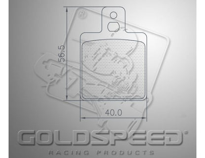 Juego de pastillas de freno Goldspeed Brembo / Sodi Kart