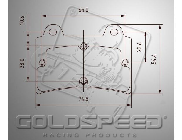 Goldspeed remblok set Arrow