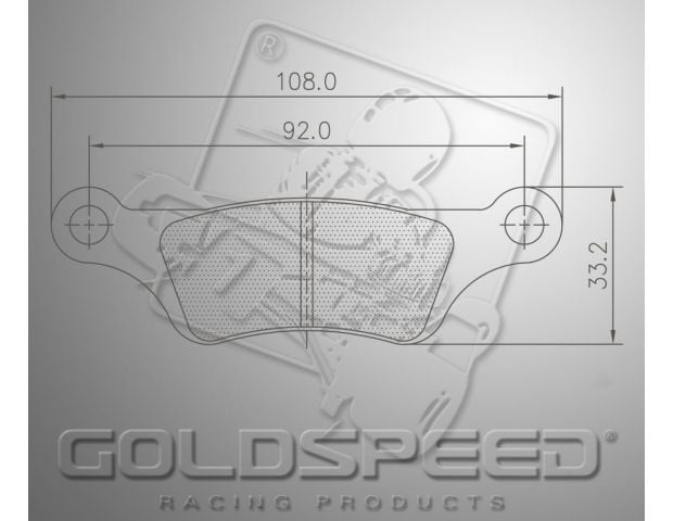 Goldspeed remblok set RM1 KART-MAGURA ELECTRO RIMO KART TYPE