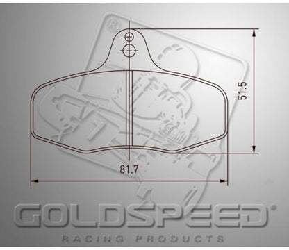 Goldspeed remblokset intrepid evo 3 achter