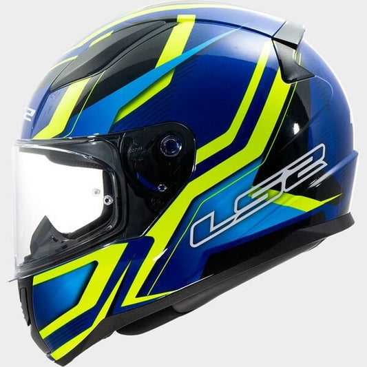 LS2 FF353 Rapid II Flitz Blauw / fluor geel