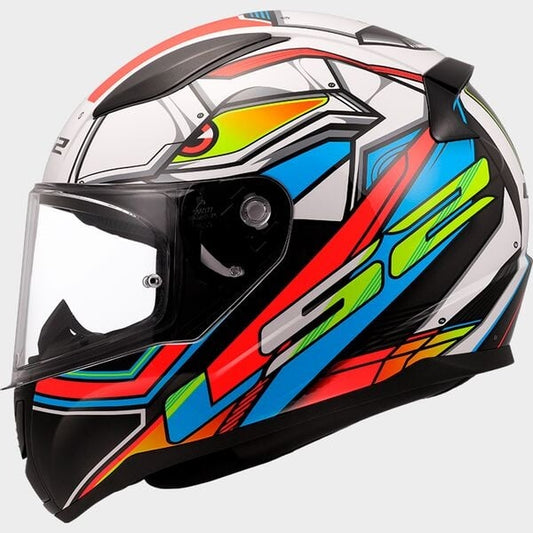 LS2 FF353 Rapid II XDRON Wit / fluor Oranje