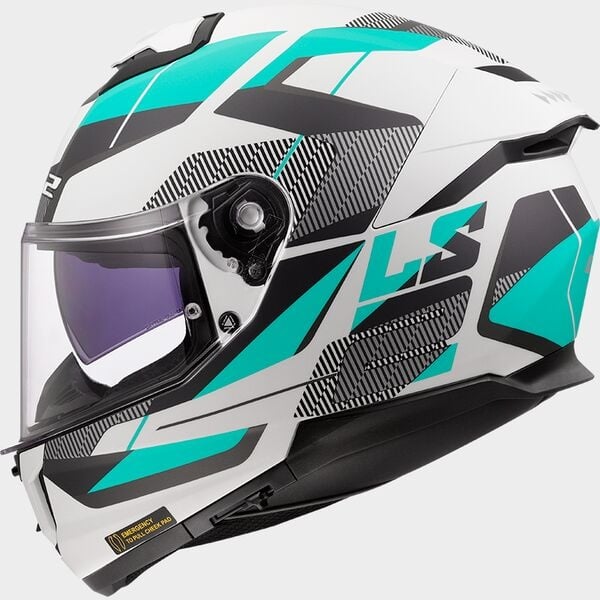 LS2 FF808 Stream II Road Cian/Gris Mate