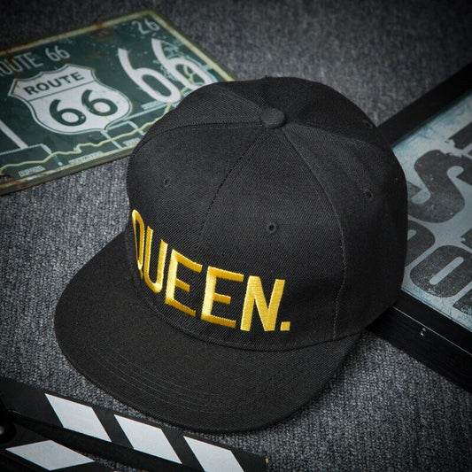 QUEEN Snapback Cap Black/Gold | Cap | Gold