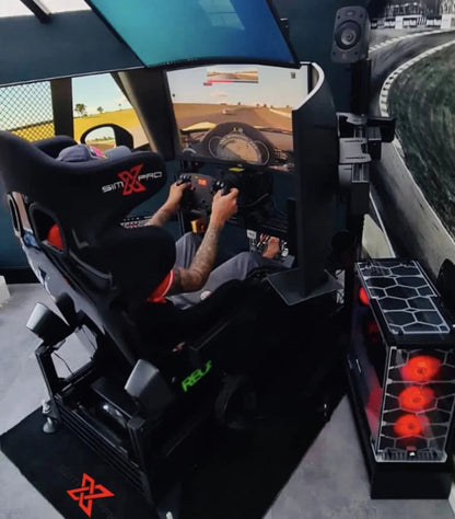 Cabina de simulación de carreras SimXPro XT160 GT