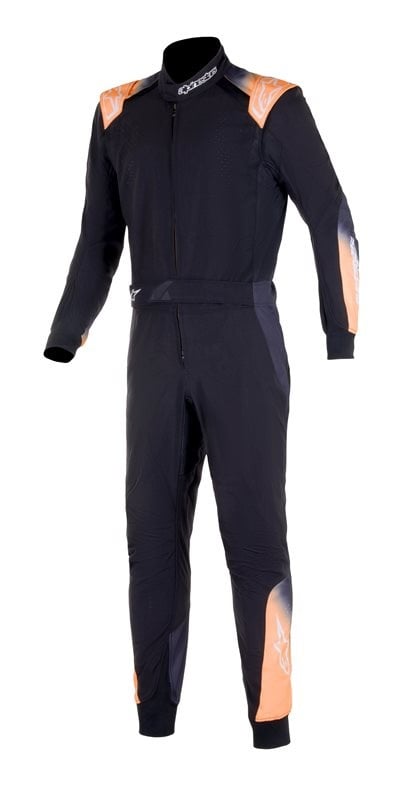 Alpinestars KMX-5 v2 negro/naranja fluorescente