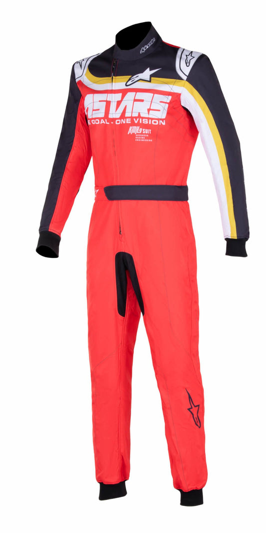 Alpinestars KMX-9 v2 Graphic 2 Rood / zwart / brass brown