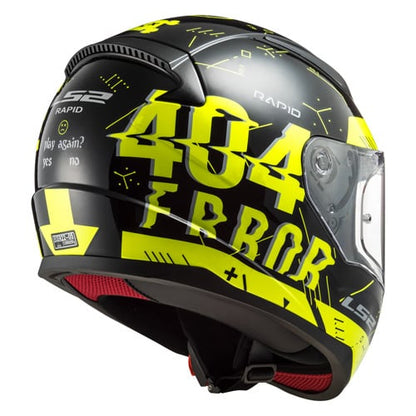 LS2 FF353 Player Black/Fluorescent Yellow