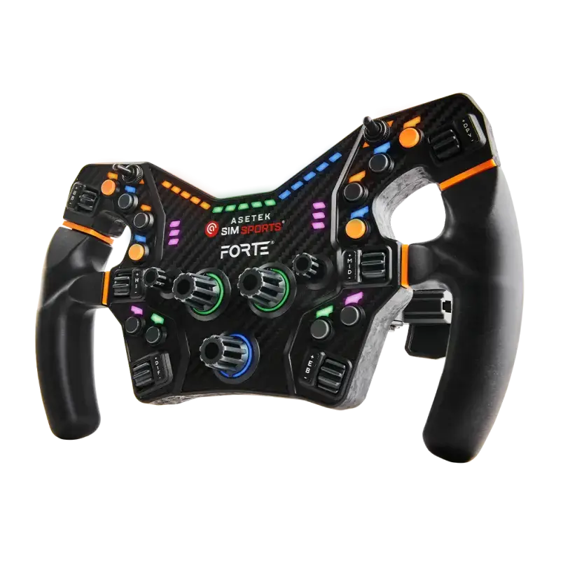 Asetek SimSports Forte® Formula Steering Wheel - KartKings