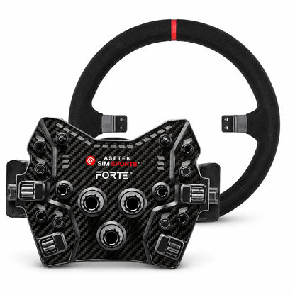 Asetek SimSports Forte GT Button Box (Black, Aluminum)