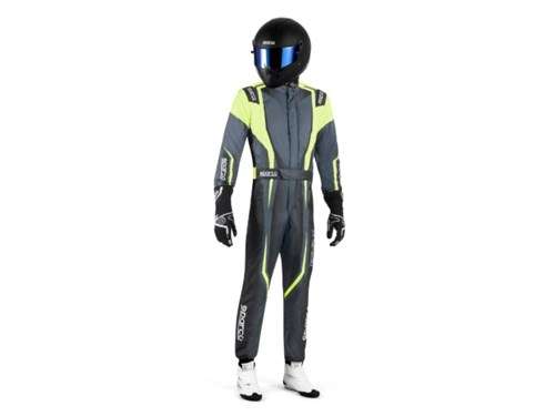 Sparco Prime K Advanced FIA 8877-2022 negro amarillo fluorescente
