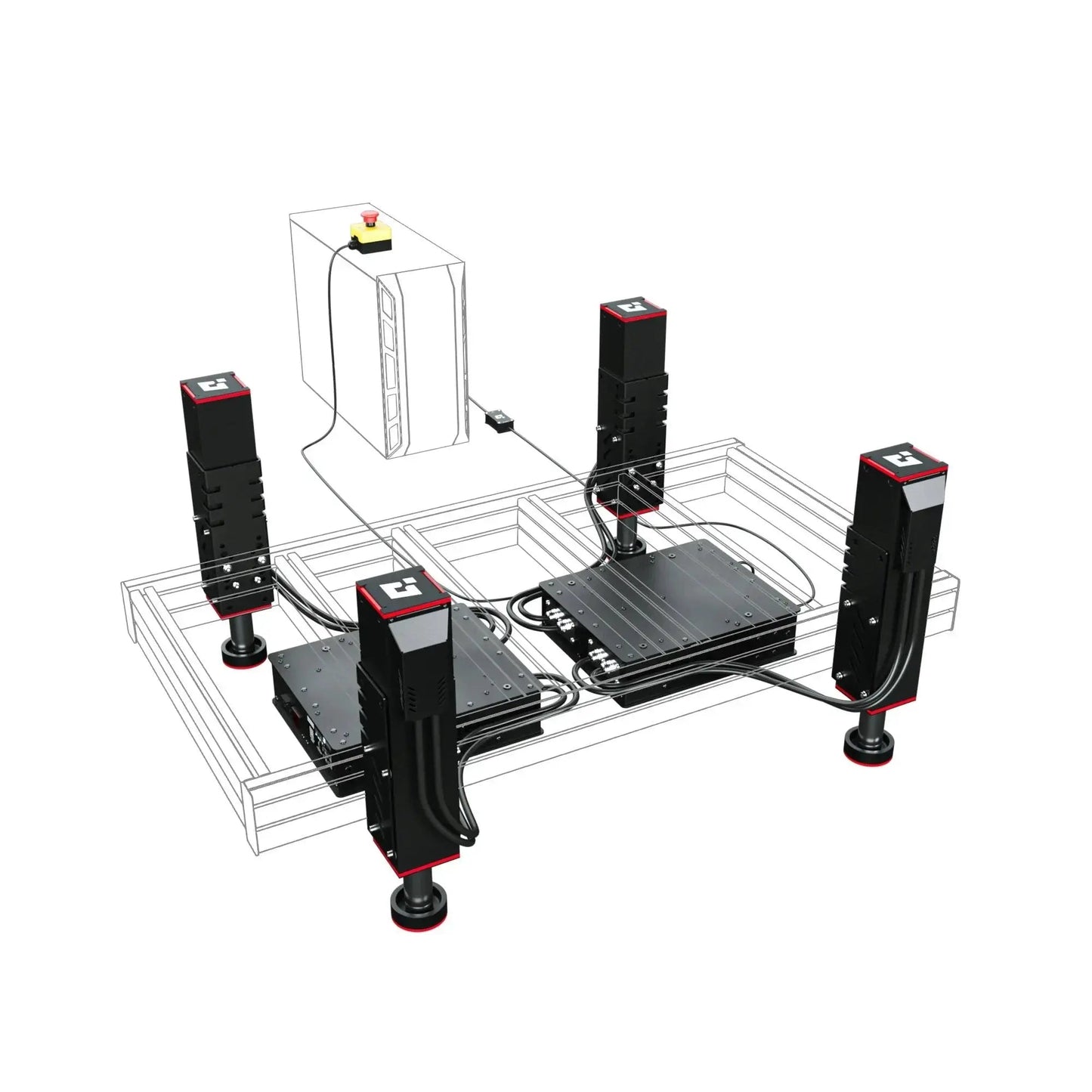 Qubic System - QS-210-PL 3-DOF 4 Axis Motion system - KartKings