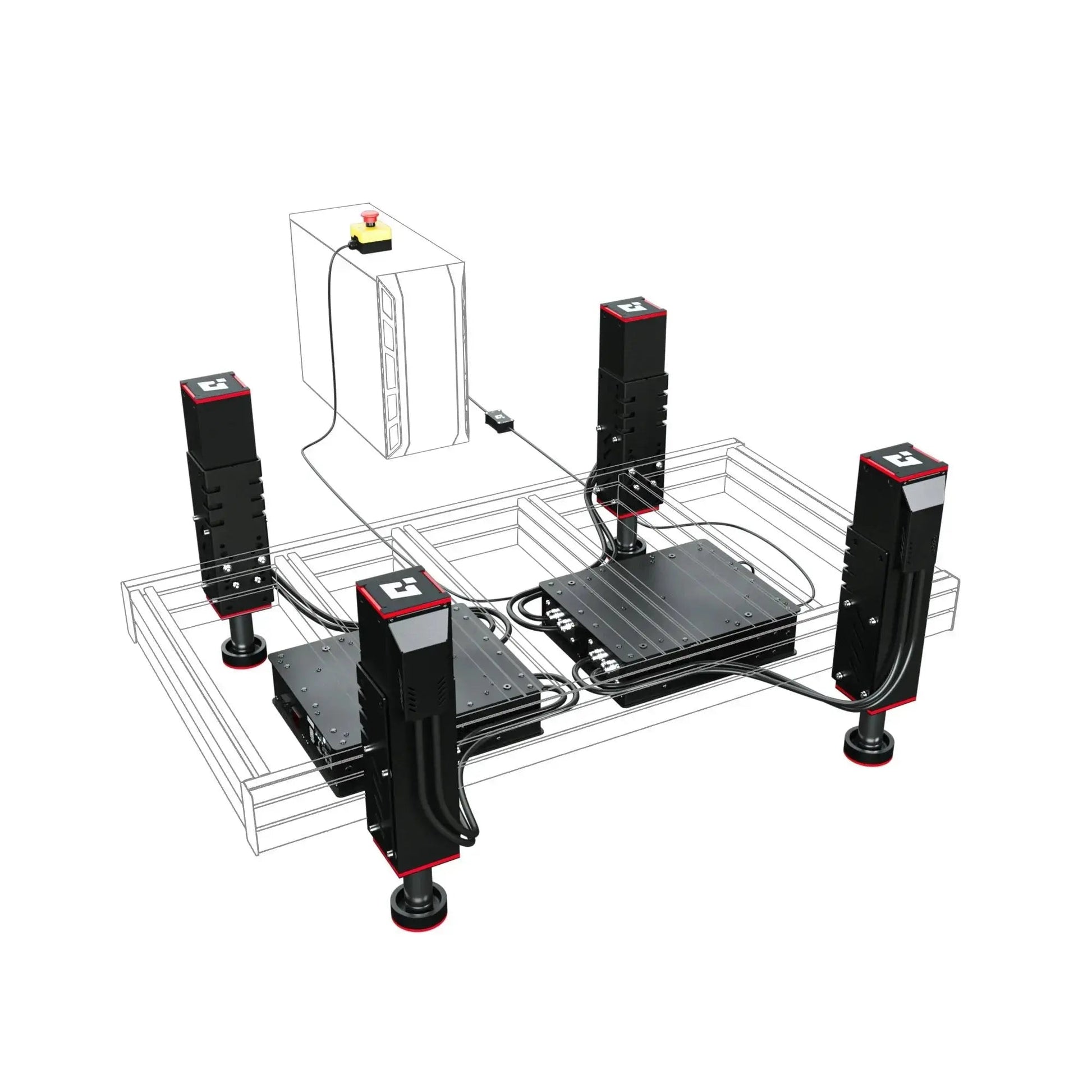 Qubic System - QS-210-PL 3-DOF 4 Axis Motion system - KartKings
