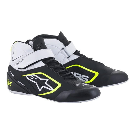 Alpinestars Tech 1 K V2 shoes Zwart / wit  / fluor geel