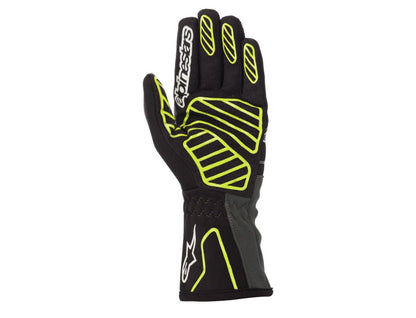 Guante Alpinestars Tech 1-K V2 negro/amarillo fluorescente