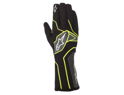 Guante Alpinestars Tech 1-K V2 negro/amarillo fluorescente
