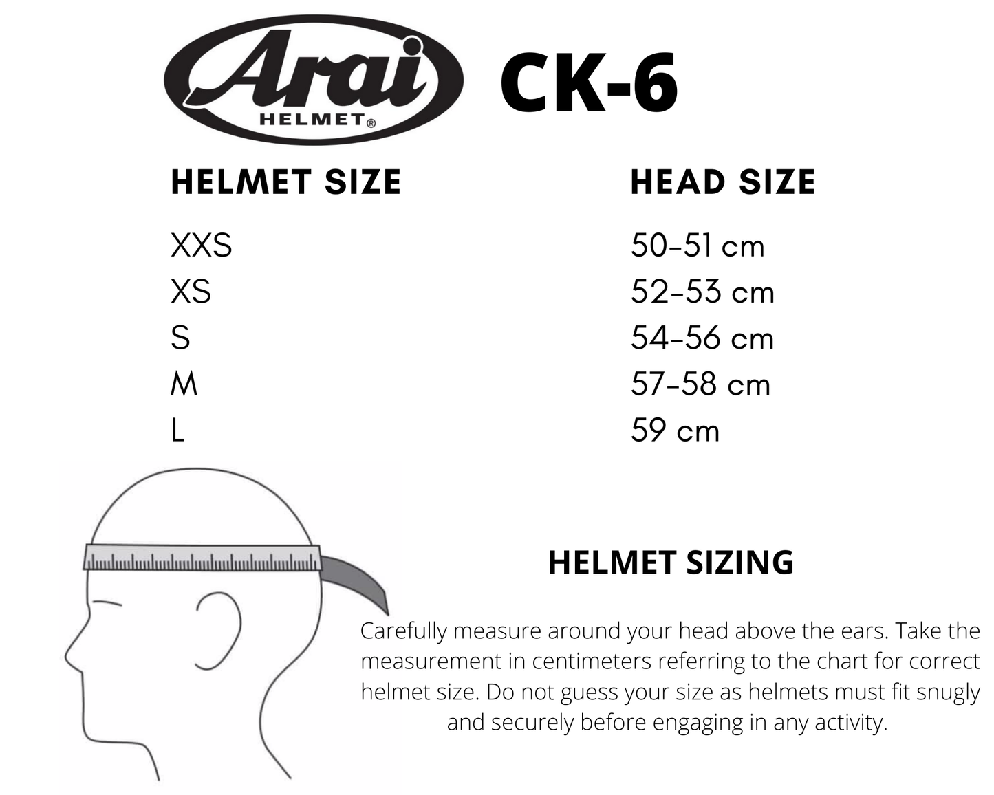 Arai CK-6 Helm