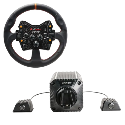 Asetek SimSports Forte (18nm) Direct Drive Wheel Base + Forte GT Wheel Bundle