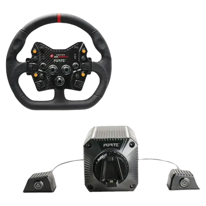 Asetek SimSports Forte (18nm) Direct Drive Wheel Base + Forte GT Wheel Bundle