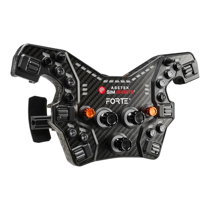 Asetek SimSports - Forte Formula Button Box (Black, Aluminum) - KartKings