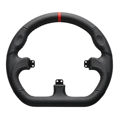 Asetek SimSports GT Closed D Black Leather Rim - KartKings