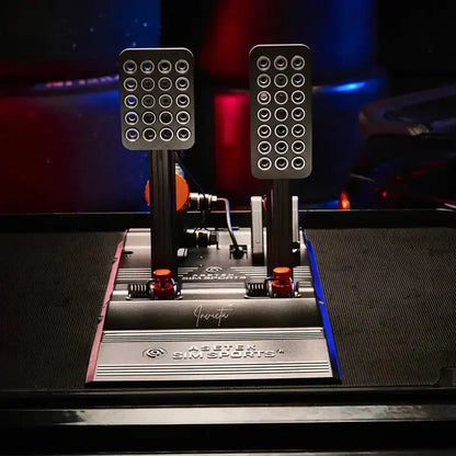 Asetek SimSports Invicta™ Pedals T.H.O.R.P.™ II Throttle and Brake Pedals - KartKings