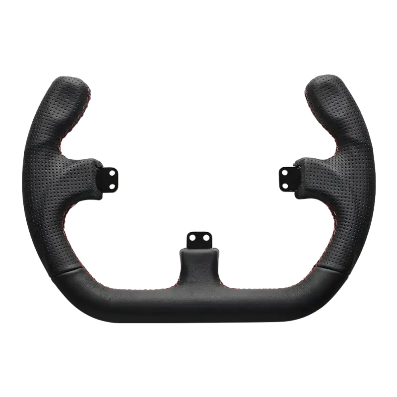 Asetek SimSports Open D Black Leather Rim