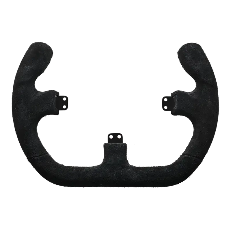 Asetek SimSports Open D Black Suede Rim