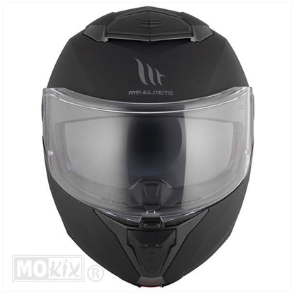 MT Helmets system helmet matt black