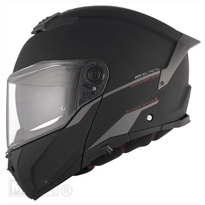 MT Helmets system helmet matt black