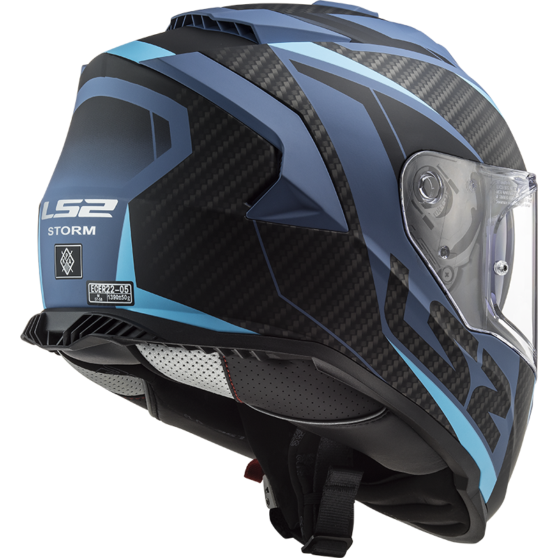 LS2 FF800 Storm II corredor azul mate