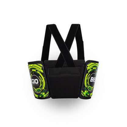 Bengio bumper rib beschermer zwart/fluor geel lady / dames model