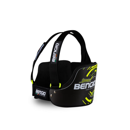Bengio bumper rib beschermer zwart/fluor geel lady / dames model